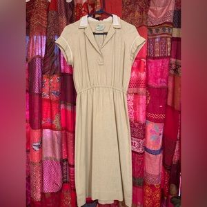 Cute 70’s cotton collared dress *Vintage*